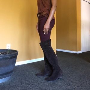 Chocolate OTK Boots